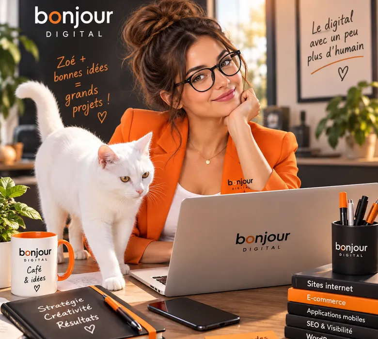 Zoe et son chat